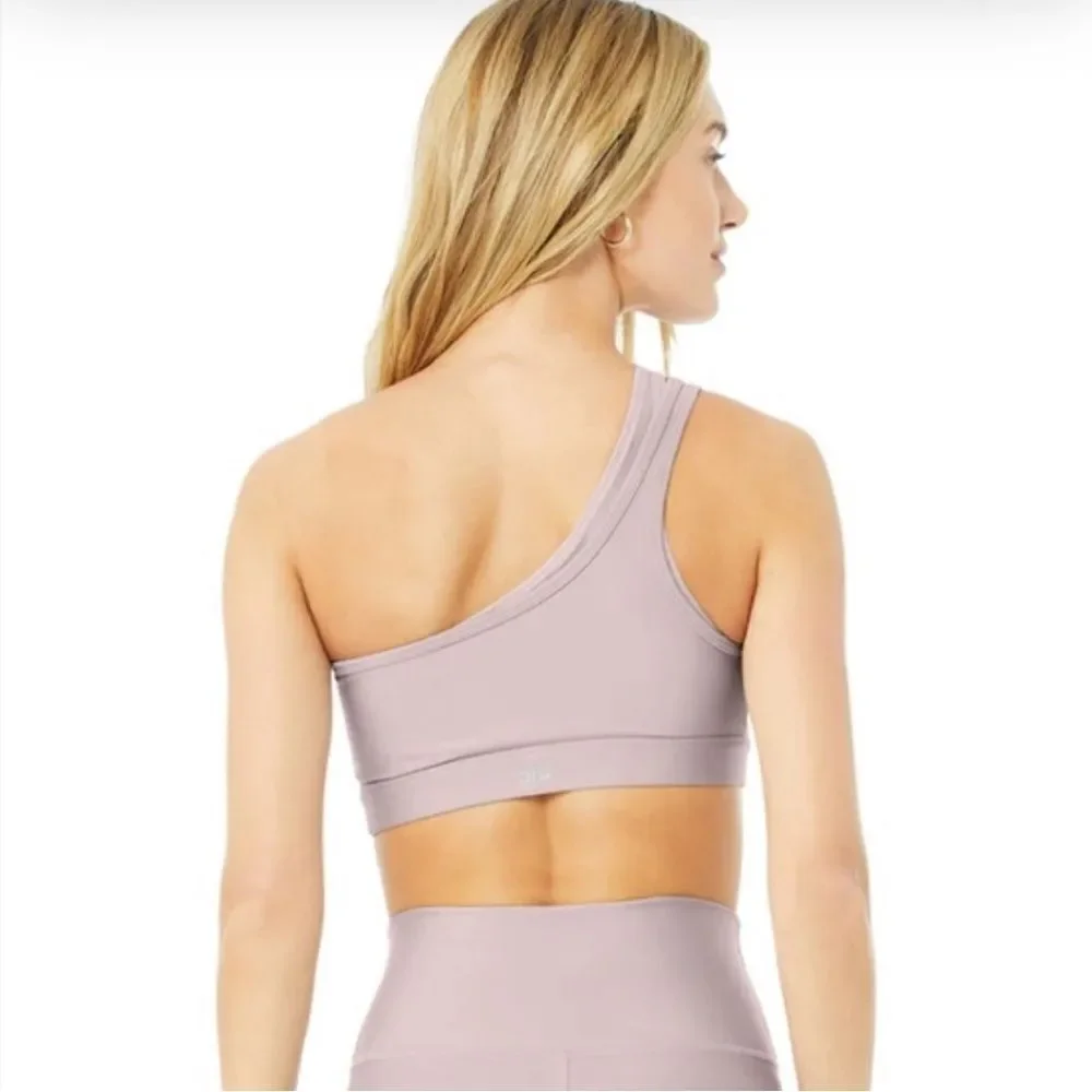 One-Shoulder Lavender Bralette - Picture 2 of 2